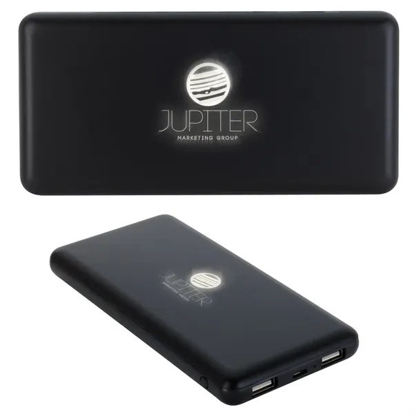 Good Value™ Light-Up Logo Power Bank 10,000 mAh - Good Value™ Light-Up Logo Power Bank 10,000 mAh - Image 0 of 4