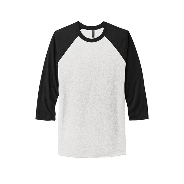 Next Level Apparel Adult Tri-Blend 3/4-Sleeve Raglan Tee. - Next Level Apparel Adult Tri-Blend 3/4-Sleeve Raglan Tee. - Image 18 of 55