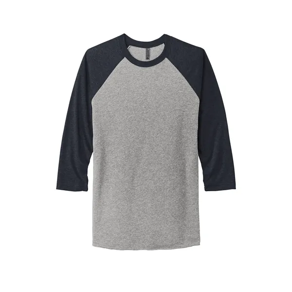 Next Level Apparel Adult Tri-Blend 3/4-Sleeve Raglan Tee. - Next Level Apparel Adult Tri-Blend 3/4-Sleeve Raglan Tee. - Image 28 of 55