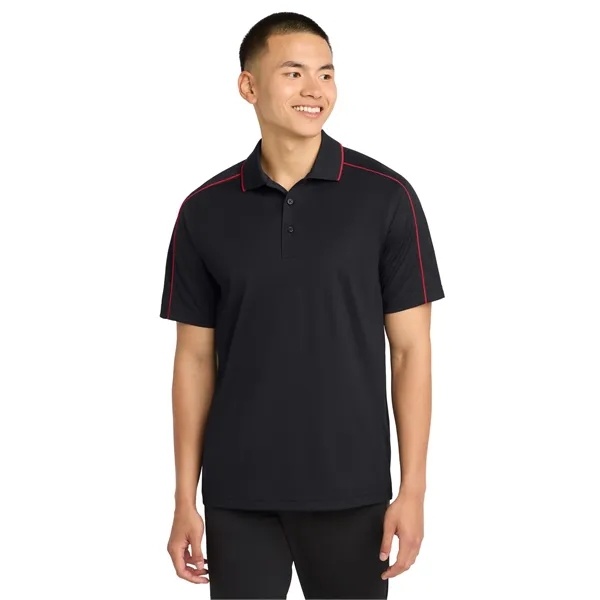 Sport-Tek Micropique Sport-Wick Piped Polo. - Sport-Tek Micropique Sport-Wick Piped Polo. - Image 9 of 29