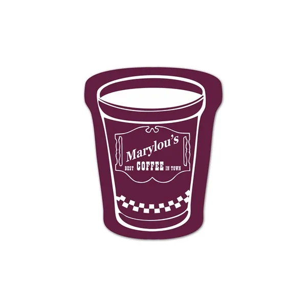 Coffee Cup Vinyl Jar Opener