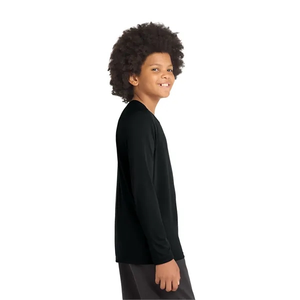Sport-Tek Youth Posi-UV Pro Long Sleeve Tee.