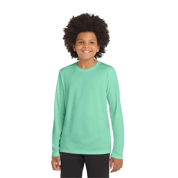 Sport-Tek Youth Posi-UV Pro Long Sleeve Tee.