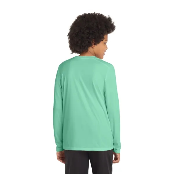 Sport-Tek Youth Posi-UV Pro Long Sleeve Tee.
