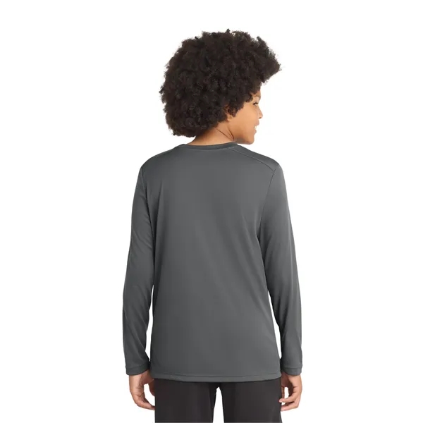 Sport-Tek Youth Posi-UV Pro Long Sleeve Tee.