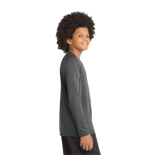 Sport-Tek Youth Posi-UV Pro Long Sleeve Tee.