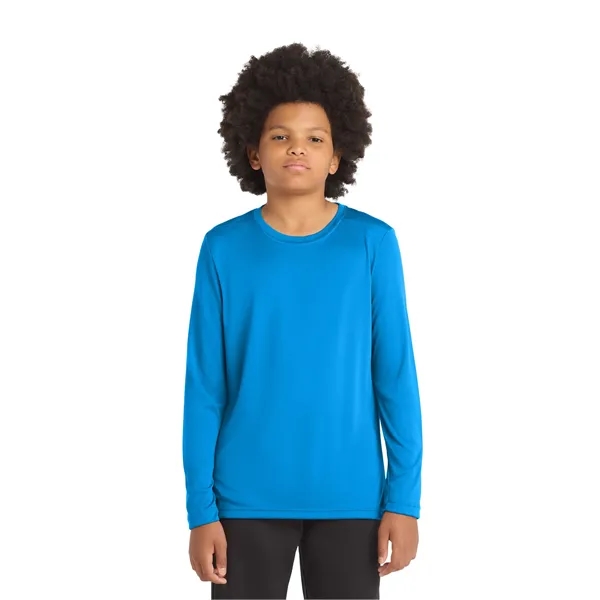 Sport-Tek Youth Posi-UV Pro Long Sleeve Tee.