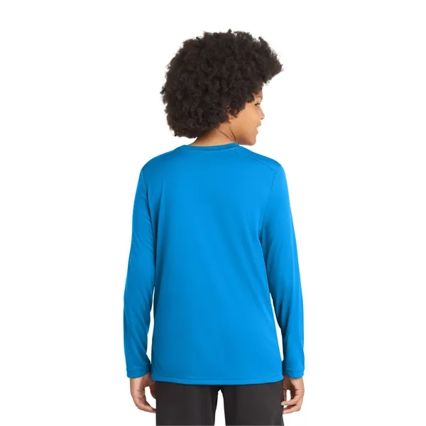 Sport-Tek Youth Posi-UV Pro Long Sleeve Tee.