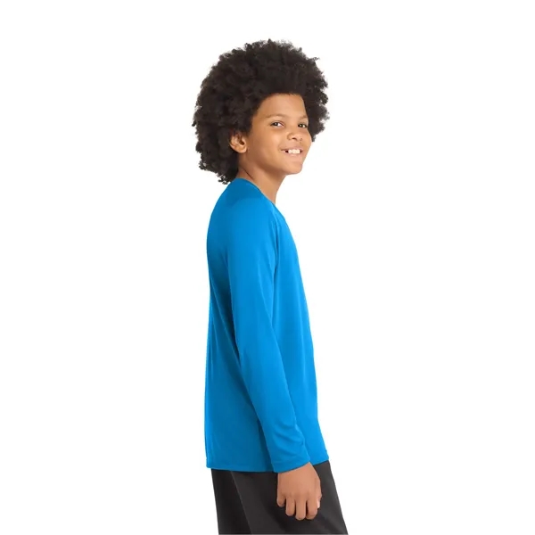Sport-Tek Youth Posi-UV Pro Long Sleeve Tee.
