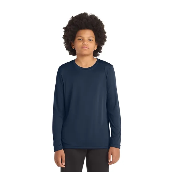 Sport-Tek Youth Posi-UV Pro Long Sleeve Tee.