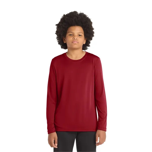 Sport-Tek Youth Posi-UV Pro Long Sleeve Tee.