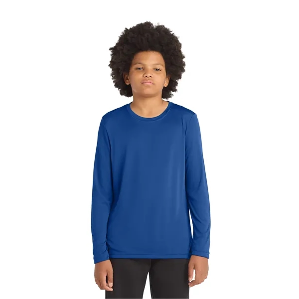 Sport-Tek Youth Posi-UV Pro Long Sleeve Tee.