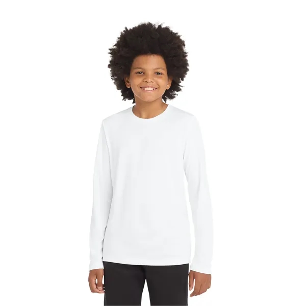 Sport-Tek Youth Posi-UV Pro Long Sleeve Tee.