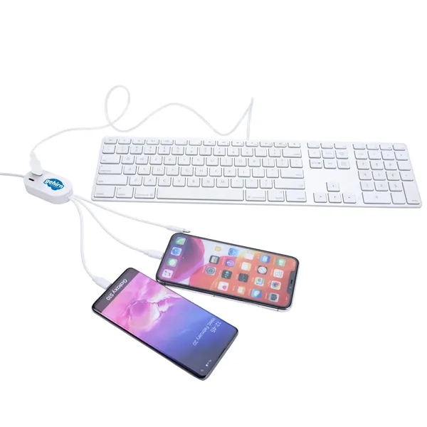 Good Value™ DualLink Charging Cable 2A with USB Hub - Good Value™ DualLink Charging Cable 2A with USB Hub - Image 3 of 4