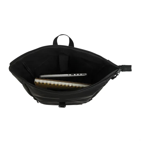 Casey PU Roll-Top Laptop Backpack - Casey PU Roll-Top Laptop Backpack - Image 13 of 27