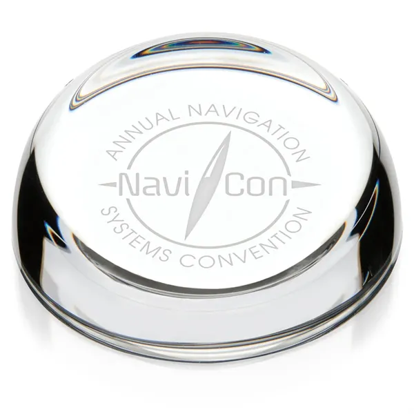 JAFFA® Clear Slant-Top Paperweight - JAFFA® Clear Slant-Top Paperweight - Image 0 of 5