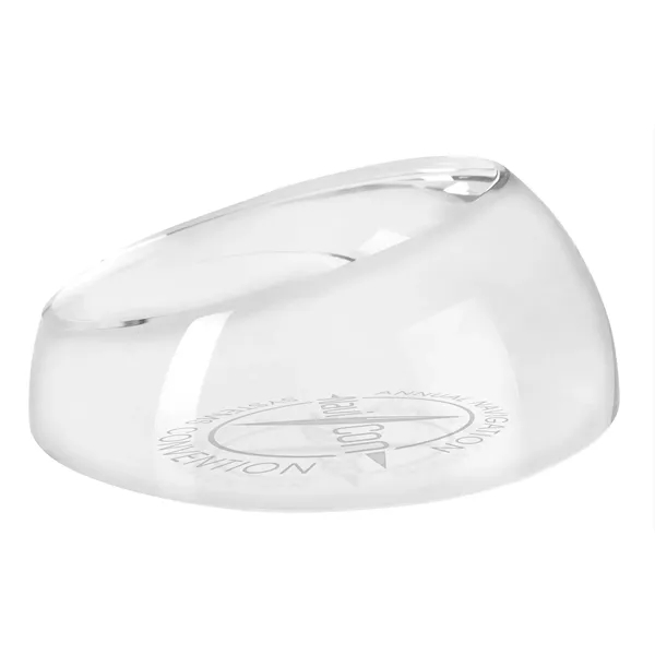 JAFFA® Clear Slant-Top Paperweight - JAFFA® Clear Slant-Top Paperweight - Image 1 of 5