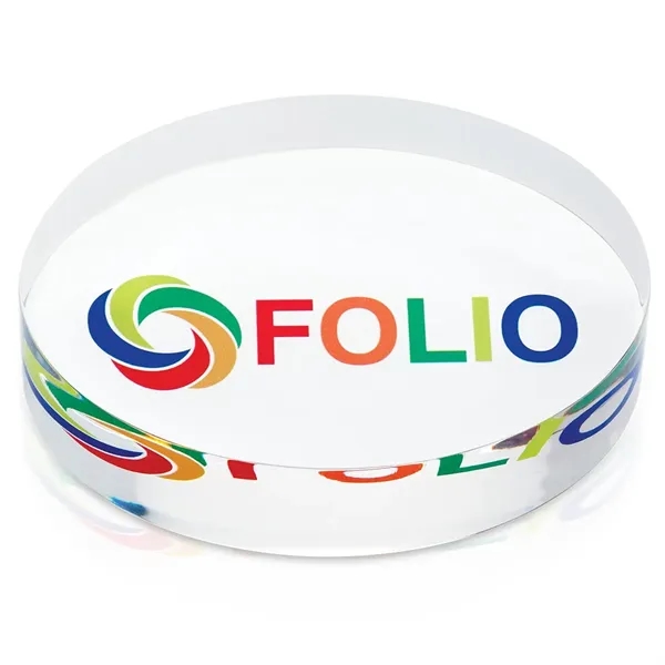 JAFFA® Oval Acrylic Paperweight - JAFFA® Oval Acrylic Paperweight - Image 0 of 2