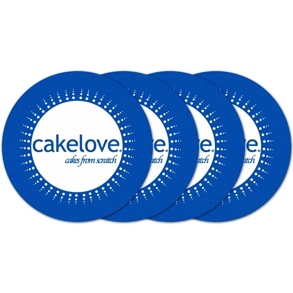Circle Vinyl Coaster (Set of 4)