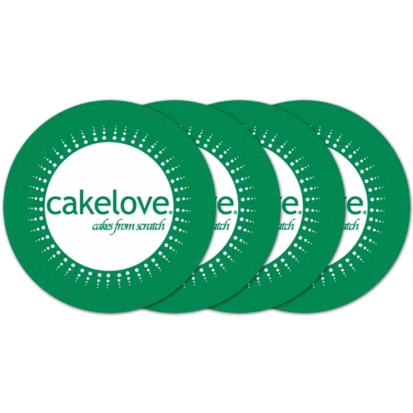 Circle Vinyl Coaster (Set of 4)