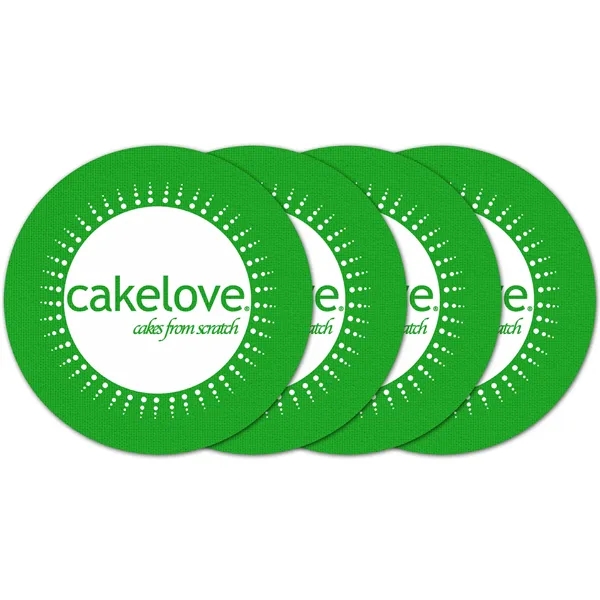 Circle Vinyl Coaster (Set of 4)