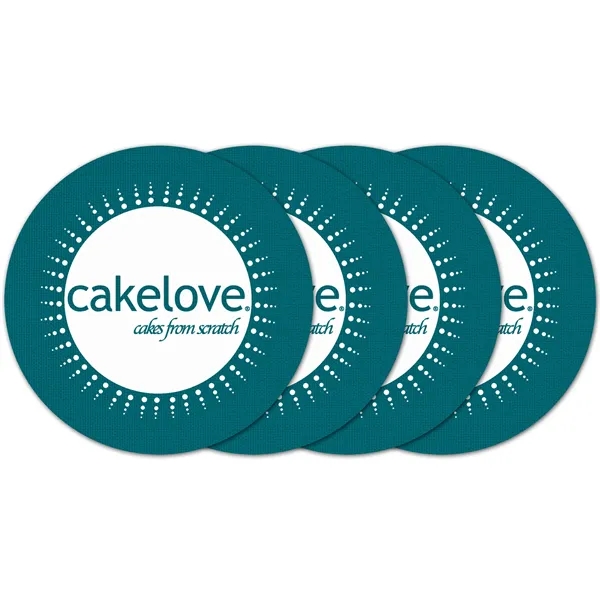 Circle Vinyl Coaster (Set of 4)