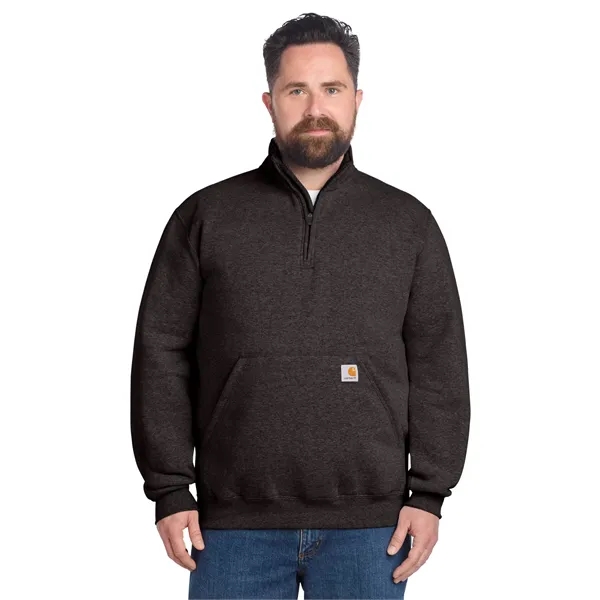 Carhartt Midweight 1/4-Zip Mock Neck Sweatshirt - Carhartt Midweight 1/4-Zip Mock Neck Sweatshirt - Image 4 of 19
