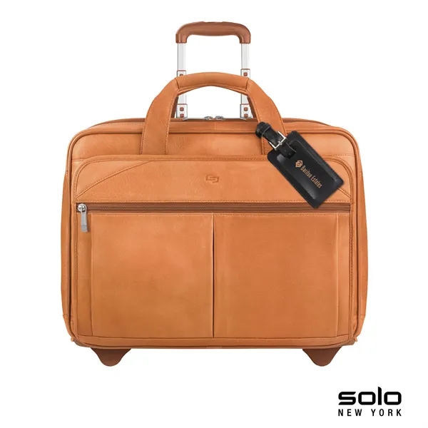 Solo New York Walker Leather Rolling Case - Solo New York Walker Leather Rolling Case - Image 9 of 15
