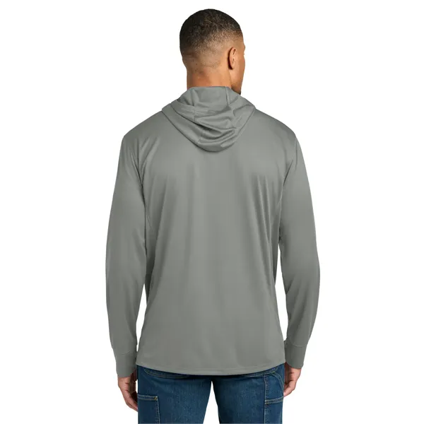 Carhartt Force Sun Defender Long Sleeve Hooded T-Shirt - Carhartt Force Sun Defender Long Sleeve Hooded T-Shirt - Image 1 of 19