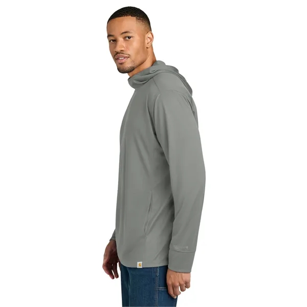 Carhartt Force Sun Defender Long Sleeve Hooded T-Shirt - Carhartt Force Sun Defender Long Sleeve Hooded T-Shirt - Image 2 of 19