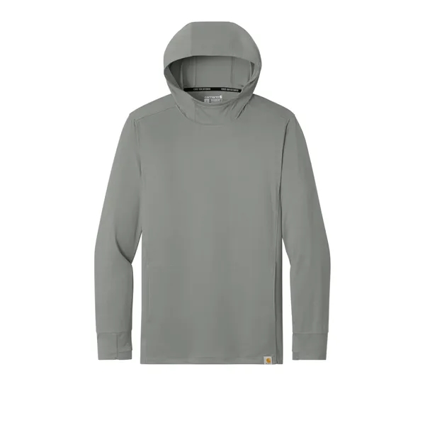 Carhartt Force Sun Defender Long Sleeve Hooded T-Shirt - Carhartt Force Sun Defender Long Sleeve Hooded T-Shirt - Image 3 of 19