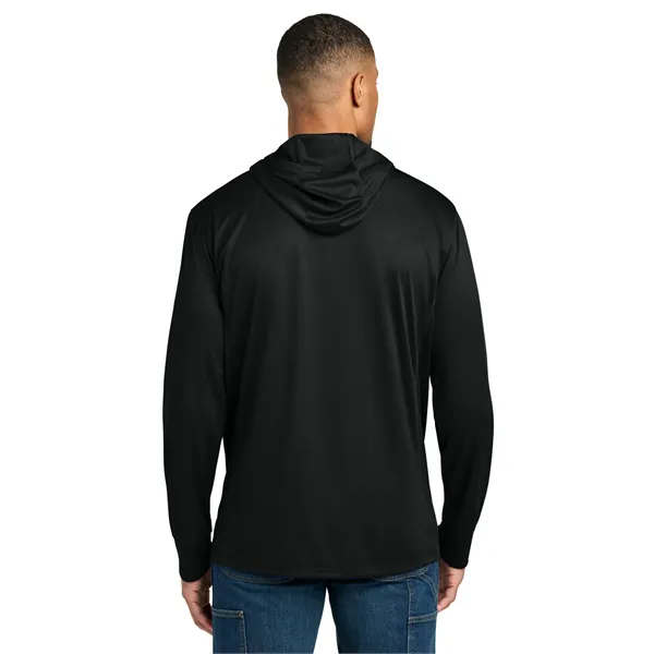 Carhartt Force Sun Defender Long Sleeve Hooded T-Shirt - Carhartt Force Sun Defender Long Sleeve Hooded T-Shirt - Image 5 of 19