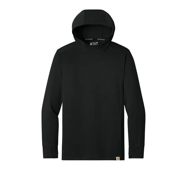 Carhartt Force Sun Defender Long Sleeve Hooded T-Shirt - Carhartt Force Sun Defender Long Sleeve Hooded T-Shirt - Image 7 of 19