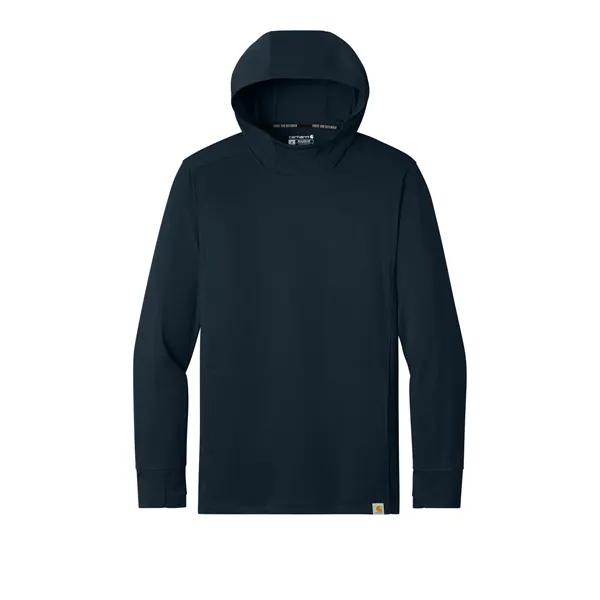 Carhartt Force Sun Defender Long Sleeve Hooded T-Shirt - Carhartt Force Sun Defender Long Sleeve Hooded T-Shirt - Image 17 of 19