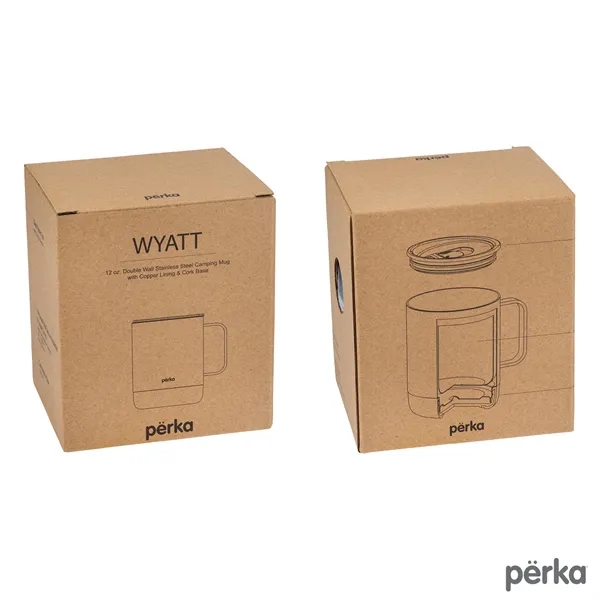 Perka® Wyatt 12 oz. Double Wall, Stainless Steel Camping Mug - Perka® Wyatt 12 oz. Double Wall, Stainless Steel Camping Mug - Image 18 of 52
