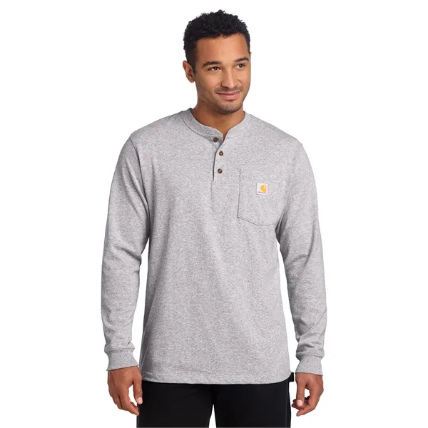 Carhartt Long Sleeve Henley T-Shirt - Carhartt Long Sleeve Henley T-Shirt - Image 10 of 20