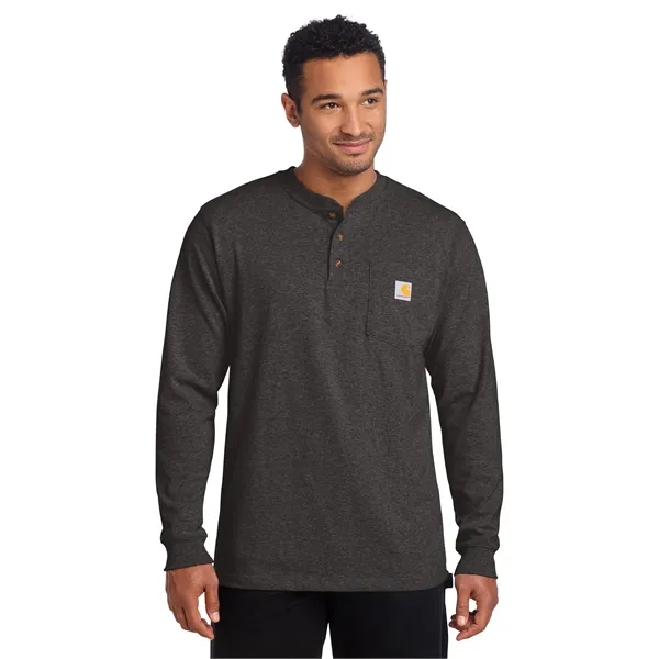 Carhartt Long Sleeve Henley T-Shirt - Carhartt Long Sleeve Henley T-Shirt - Image 15 of 20