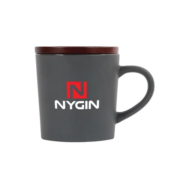 Copenhagen 16 oz. Ceramic Mug w/ Wood Lid - Copenhagen 16 oz. Ceramic Mug w/ Wood Lid - Image 30 of 37