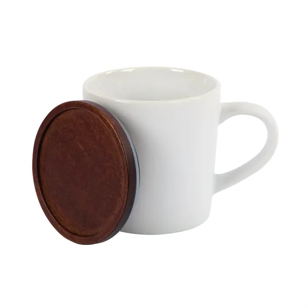 Copenhagen 16 oz. Ceramic Mug w/ Wood Lid - Copenhagen 16 oz. Ceramic Mug w/ Wood Lid - Image 36 of 37