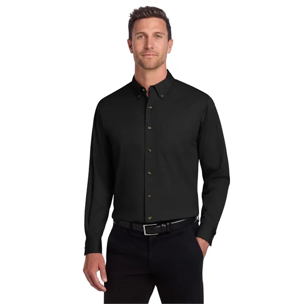 Port Authority Tall Long Sleeve Twill Shirt. - Port Authority Tall Long Sleeve Twill Shirt. - Image 0 of 15