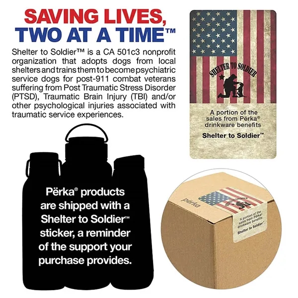 Perka® Trent 18 oz. Double Wall, Stainless Steel Hot/Cold... - Perka® Trent 18 oz. Double Wall, Stainless Steel Hot/Cold... - Image 99 of 120