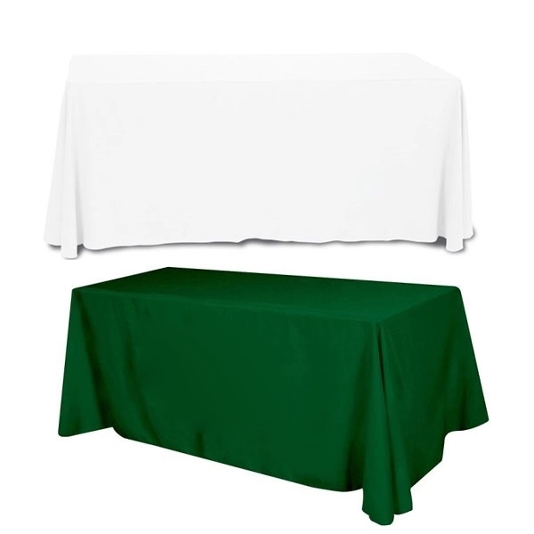 Standard 6' 3-Sided Economy 6 ft Table Cloth & Covers - Standard 6' 3-Sided Economy 6 ft Table Cloth & Covers - Image 1 of 2
