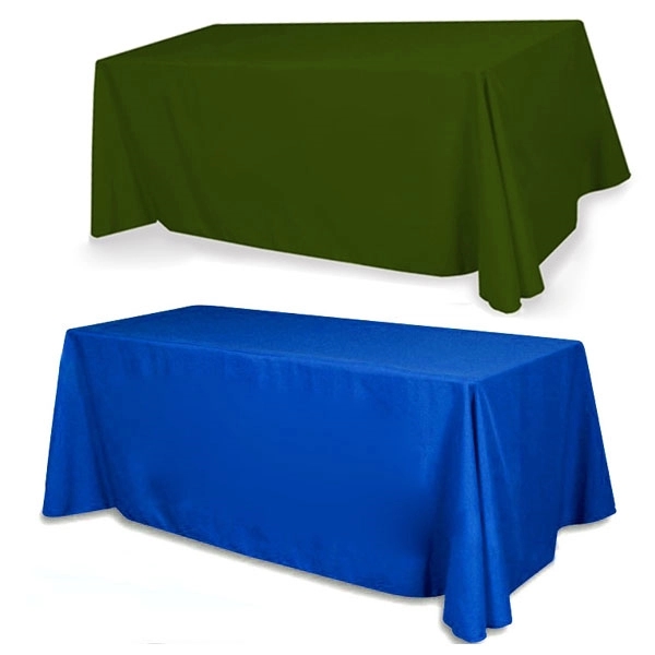 Standard 6' 3-Sided Economy 6 ft Table Cloth & Covers - Standard 6' 3-Sided Economy 6 ft Table Cloth & Covers - Image 2 of 2