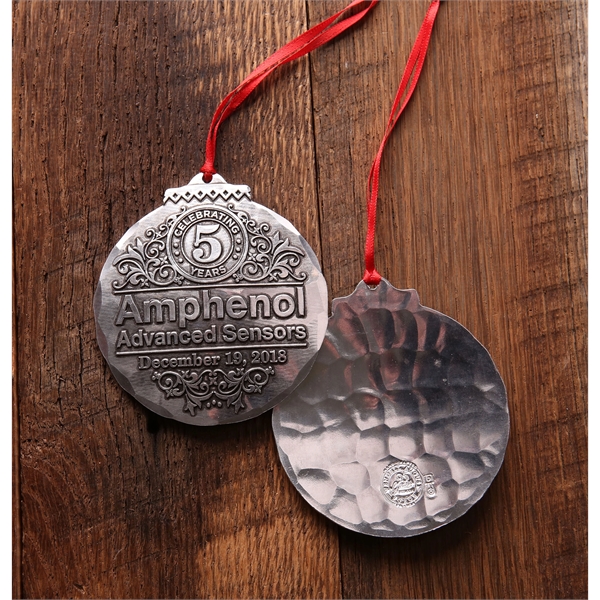 Classic Round Metal Bulb Ornament - Classic Round Metal Bulb Ornament - Image 7 of 23