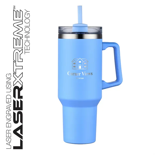 Lucas 40 oz. Double Wall, Stainless Steel Travel Mug - Lucas 40 oz. Double Wall, Stainless Steel Travel Mug - Image 55 of 163