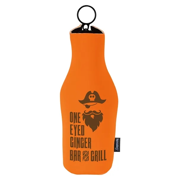 Koozie® Neoprene Zip-Up Bottle Cooler - Koozie® Neoprene Zip-Up Bottle Cooler - Image 1 of 6