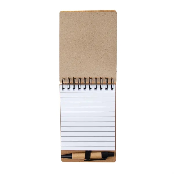 Ridgecrest 3-in-1 Bamboo Jotter w/Pen - Ridgecrest 3-in-1 Bamboo Jotter w/Pen - Image 10 of 11
