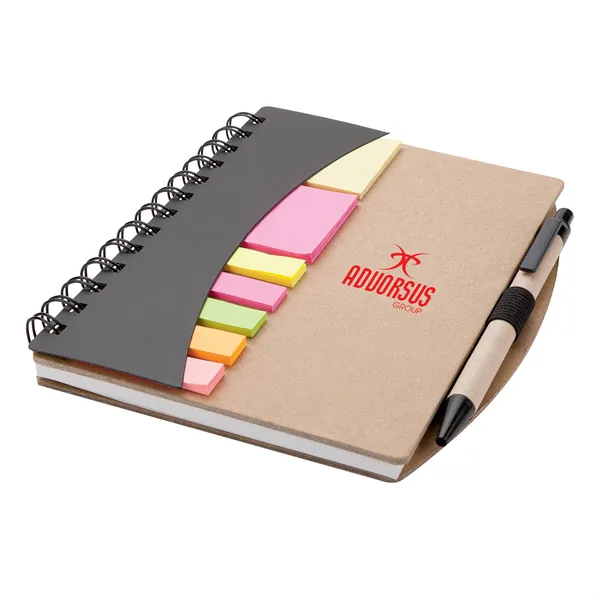 Broome Junior Notebook with Pen, Flags & Sticky Notes - Broome Junior Notebook with Pen, Flags & Sticky Notes - Image 9 of 13
