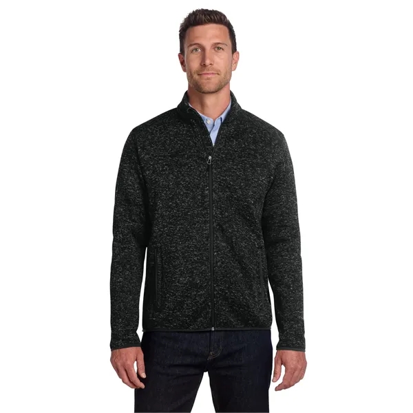 Port Authority Sweater Fleece Jacket. - Port Authority Sweater Fleece Jacket. - Image 0 of 19
