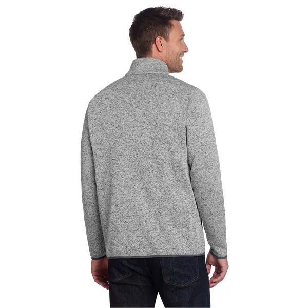 Port Authority Sweater Fleece Jacket. - Port Authority Sweater Fleece Jacket. - Image 6 of 19
